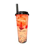 Strawberry Banana Bubble Tea